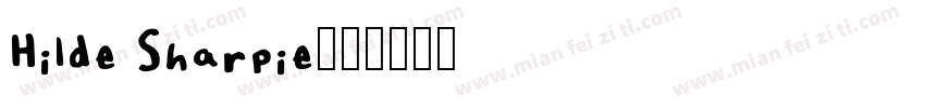 Hilde Sharpie字体转换